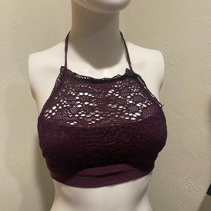 Cute purple bikini top by Wassiuo